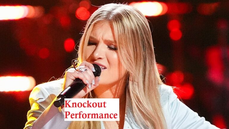 Sloane Simon The Voice 2024 Knockout Performance Highlights 11 Nov 2024