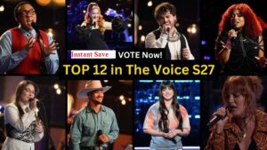The Voice 2025 S27 Top 12 Instant Save Voting 13 May 2025