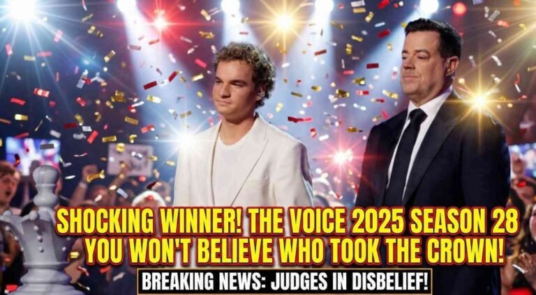 The Voice 2025 Season 28 Winning Moment Who Won the Finale 16 Dec 2025