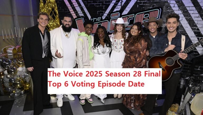The Voice 2025 Season 28 Final Top 6 Voting Episode Date